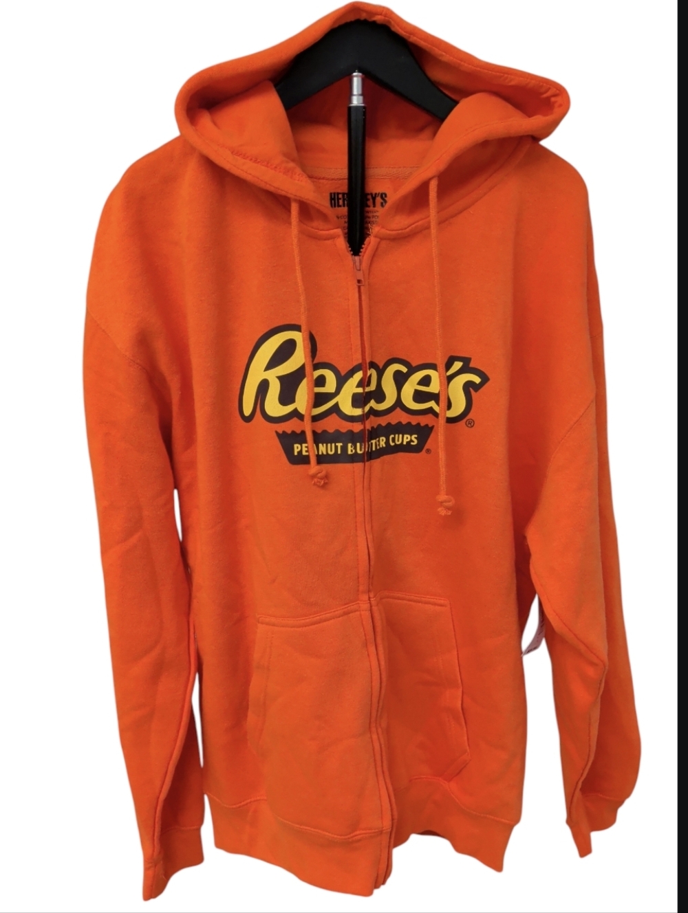Retail $55 Reese's Classic Orange Zip Hoodies